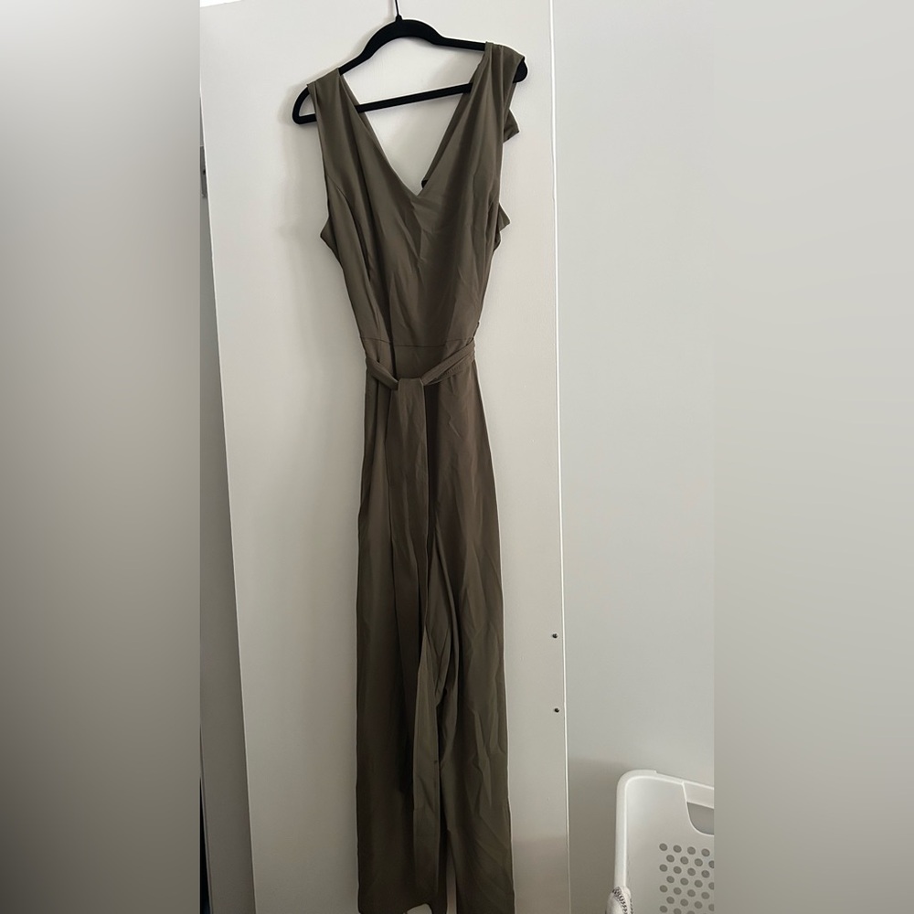 Calvin Klein Olive Jumpsuit - Picture 2 of 4